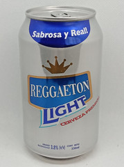 Empty Beer Cans REGGAETON Light Obolon 330 ml. Ukraine Export 2023 Bottom open!
