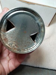 Breda Royal Holland pull tab beer can , Empty bottom opened