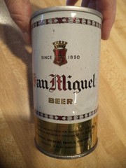 SAN MIGUEL 12 OZ STRAIGHT EDGE STEEL BEER CAN SAN MIGUEL BREWERY PHILIPPINES