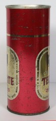 Cerveza Tecate 16 Oz Top Opened Straight Steel Beer Can Half Quart Pull Tab