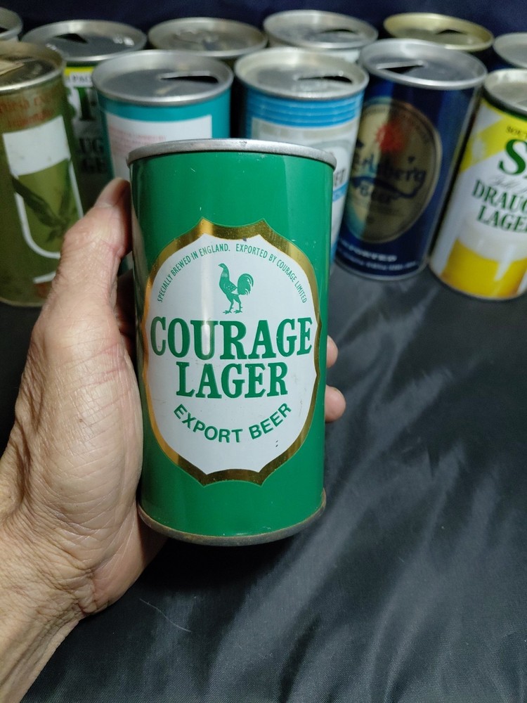 Vintage 1970s Courage Beer Can Empty Can