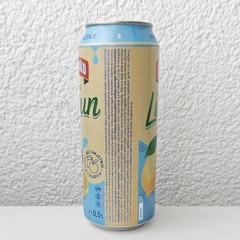 Empty 2025 Ožujsko Lemon Radler Beer can; 500 ml/16.9 fl oz (Croatia)