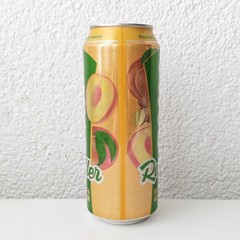 Empty 2025 PAN Peach & Ginger Radler Beer can 500 ml/16.9 fl oz BOTTOM (Croatia)
