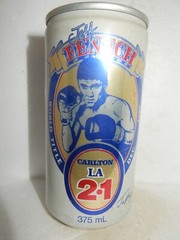 1985 JEFF FENCH World Title Boxing CARLTON LA Beer can from AUSTRALIA (375ml)