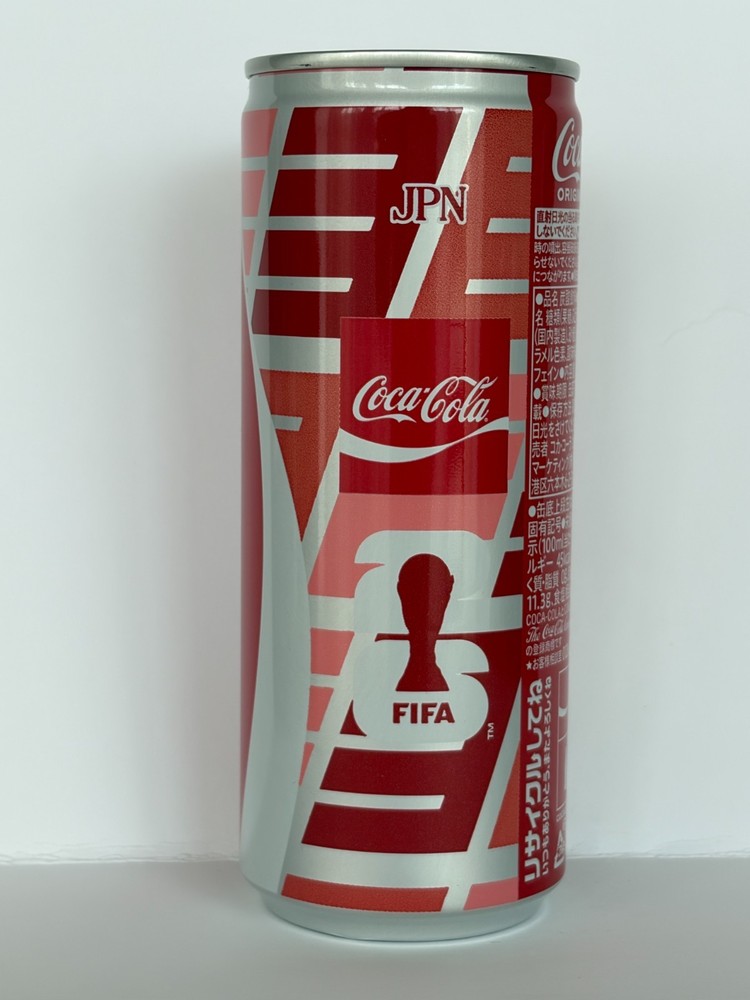 Empty coca cola 250ml 2026 FIFA World Cup Japan JPN limited Can JAPAN Japanese