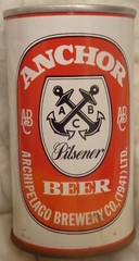 Anchor Beer Can – Malaysia – Heavy Steel – 340 ml @ Late 1960’s – Early 1970’s