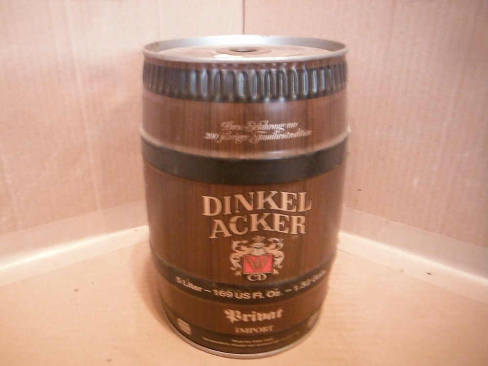 DINKEL ACKER IMPORTED 5 LITER MINI BEER KEG~GERMANY #111