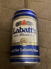 Labatts Pilsner Beer Can Xbox Olympic Winter Games Calgary 88 Proud Sponsor Can