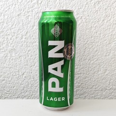 Empty 2025 Edition PAN Lager Beer can; 500 ml/16.9 fl oz; BOTTOM (Croatia)
