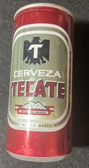 Vintage Beer Can Tecate Cerveza Monterrey Mexico Pull Tab Import Gift Dented