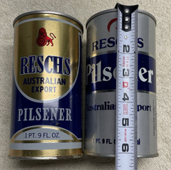 2 Reschs Pilsener Beer Cans