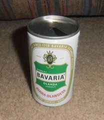 VINTAGE & RARE BAVARIA OLANDA HOLLAND BEER VERY OLD CAN 11 1/2 OZ.