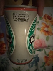 HEINEKEN ROUND EDGE STEEL12 OZ BEER CAN BREWED IN HOLLAND DIPLOME D’HONNEUR