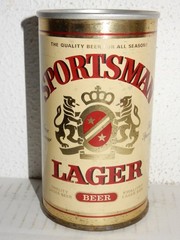 SPORTSMAN LAGER Straight Steel Beer can from SOUTH AFRICA (340ml) Empty Beercan