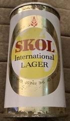 Skol International Lager 35CL Straight Steel Beer Can