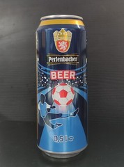 Empty FIFA World Cup Russia 2018 Ed Perlenbacher Pils Beer can BOTTOM; 500 ml