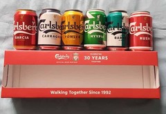 EMPTY – LIVERPOOL FC LEGENDS CARLSBERG 6No. CAN BOX SET Collect MALAYSIA 2022 MY