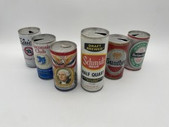 Collectible Beer Can Bundle – Vintage Mixed Brand Six Pack #15 – 1970’s-1980’s