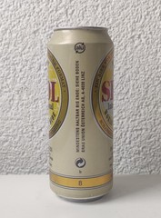 Empty 2003 Ed Skol Lager Beer can – 500 ml – TOP opened (Brau Union Austria)