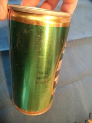 CASCADE SPARKLING PALE ALE 370ml ROUND EGDE STEEL BEER CAN TASMANIAN, AUSTRALIA