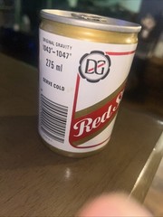 VINTAGE 1970S/80S RED STRIPE STRONG LAGER EMPTY CAN BREWERIANA PUB DECOR MANCAVE