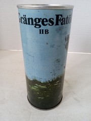 GRANGES FATOL II B Beer Can 16 oz Steel Pull Tab Scenic Set Can SWEDEN 1970s