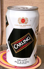 1998 BOTTOMOPEN CARLING BLACK LABEL BEER CAN 330mL FA PREMIERSHIP SOCCER BASS UK