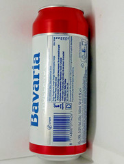 Empty Beer Can BAVARIA Holland Alcohol Free 500ml. Netherlands 2023 Bottom Open!