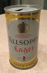 VINTAGE & RARE ENGLAND ALLSOPP’S LAGER BEER VERY OLD CAN 1960’S