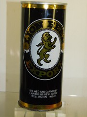 BEER CAN COLLECTABLE “LION BREWERY” GOLD & BLACK 460 ML ALL STEEL BEER CAN