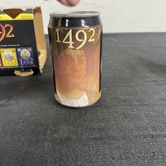 1492 Set of 4 Beer Cans Christopher Columbus Birra Cerveza Italy 1993 Empty