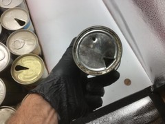 vintage beer can: SAN MIGUEL Beer – – STEEL wide seam – pull tab