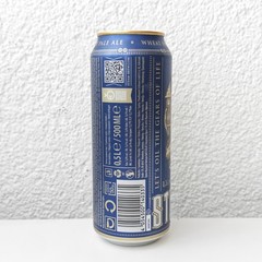 Empty Steam Brew Wheat Pale Ale Beer can; 500 ml/16.9 fl oz; BOTTOM (Germany)