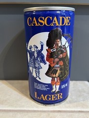 Vintage Cascade Lager 1984 AUS Pipe Band Championships 375ML Steel Beer Can