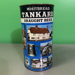 WHITBREAD TANKARD DRAUGHT Vintage Mini Keg Beer Can 5 Pints/94 oz London England