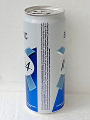 Empty Beer Can KRONENBOURG 1664 BLANC Alcohol Free 330 ml. Ukraine 2025 Open!
