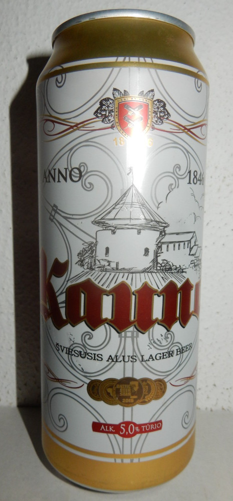 OCOC KAUNO Light Beer can from LITHUANIA (50cl) Empty Beercan !!