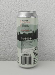 Empty 2020 Angry Moose Pilsner Beer can; 500 ml/16.9 fl oz – Croatia – BOTTOM