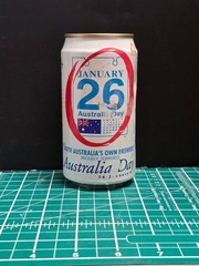 COOPERS DRAUGHT 375ML BEER CAN B/O AUSTRALIA DAY JANUARY 26 (TRAY 16)