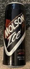 Molson Ice Beer Red Maple Leaf Aluminum 24 Ounce can Toronto CANADA