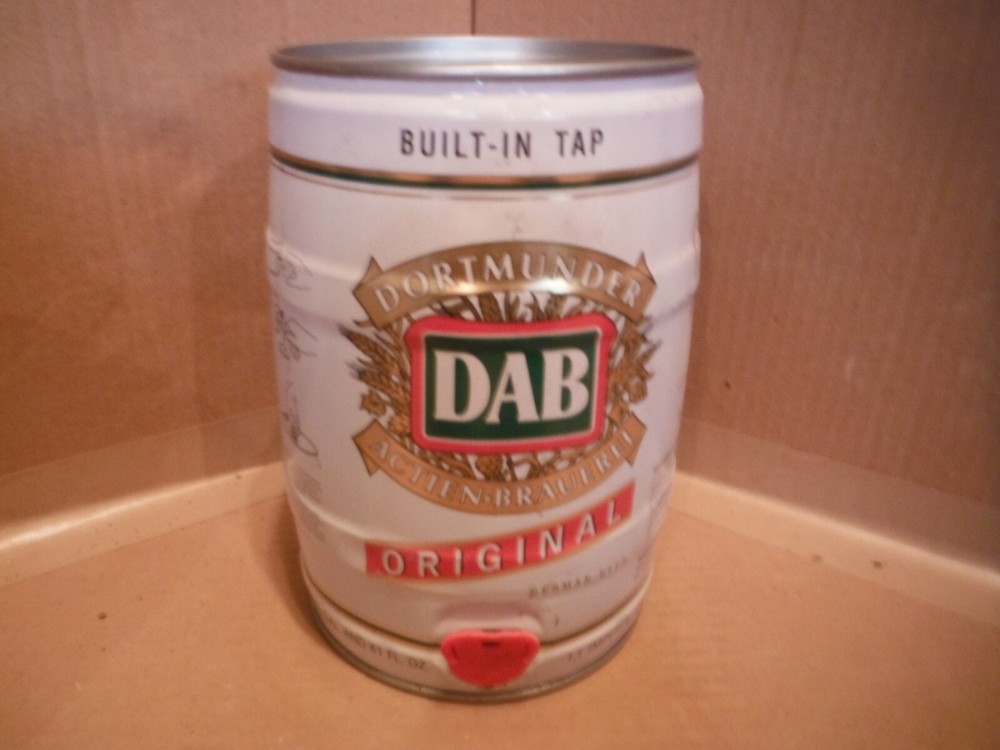DORTMUNDER ORIGINAL 5 LITER MINI BEER KEG~GERMANY #120