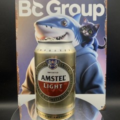 Vintage Beer Can Amstel Light Imported Lager Tab Empty Aluminum Can