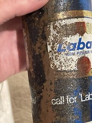 Rare LABATT Pilsner Blue Empty 12oz Beer Can – Steel Pull Tab Intact Wide Seam