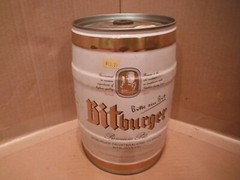 BITBURGER 5 LITER MINI BEER KEG~GERMANY #90