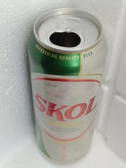 Empty Beer Can SKOL 500 ml. Romania 2012 Top Open!