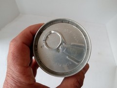 GRANGES FATOL II B Beer Can 16 oz Steel Pull Tab Scenic Set Can SWEDEN 1970s