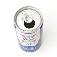 Empty 2019 Mini Kronenbourg 1664 Blanc Beer can; 150 ml/5 fl oz; TOP (Serbia)
