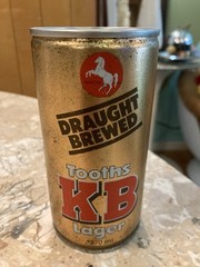TOOTHS KB LAGER 370ml ALL METAL – Rare GOLD DRAUGHT BREWED – BEER CAN 1970’s