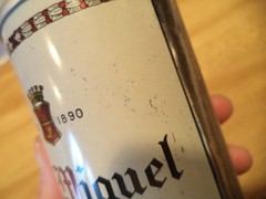 SAN MIGUEL 12 OZ STRAIGHT EDGE STEEL BEER CAN SAN MIGUEL BREWERY PHILIPPINES