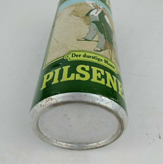 TUBORG Green Label PILSENER Beer Can “Der durstige Mann” Denmark RARE